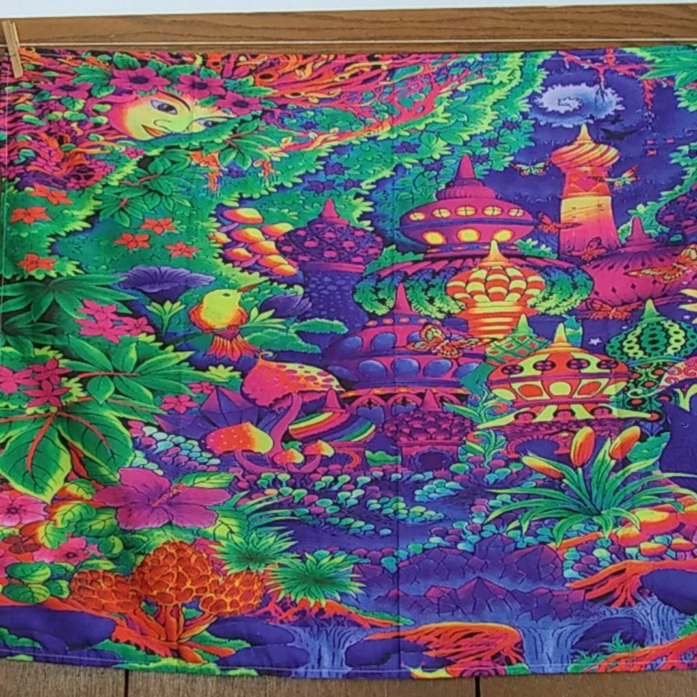 Wall Hanging Tapestry Tropical Jungle NEW - Picture 1 of 5
